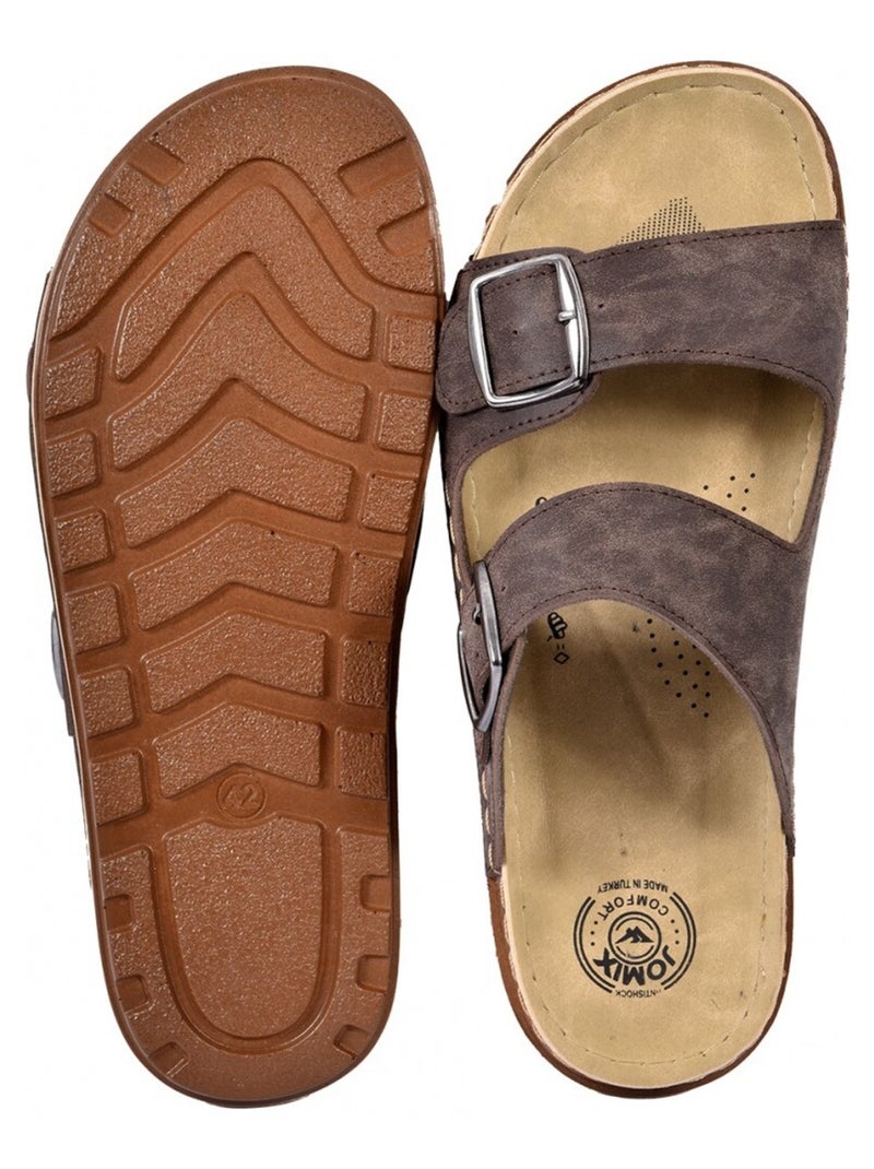 Sandalias PREMIUM Castanho - Kiabi