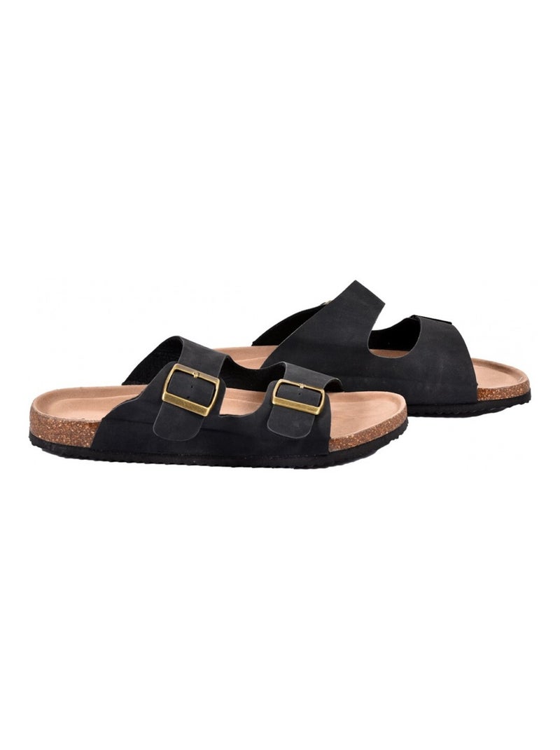 Sandalias PREMIUM Fivela Preto - Kiabi