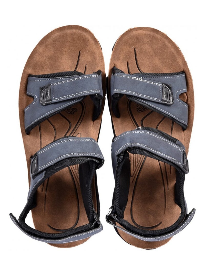 Sandalias PREMIUM Scratch Azul - Kiabi