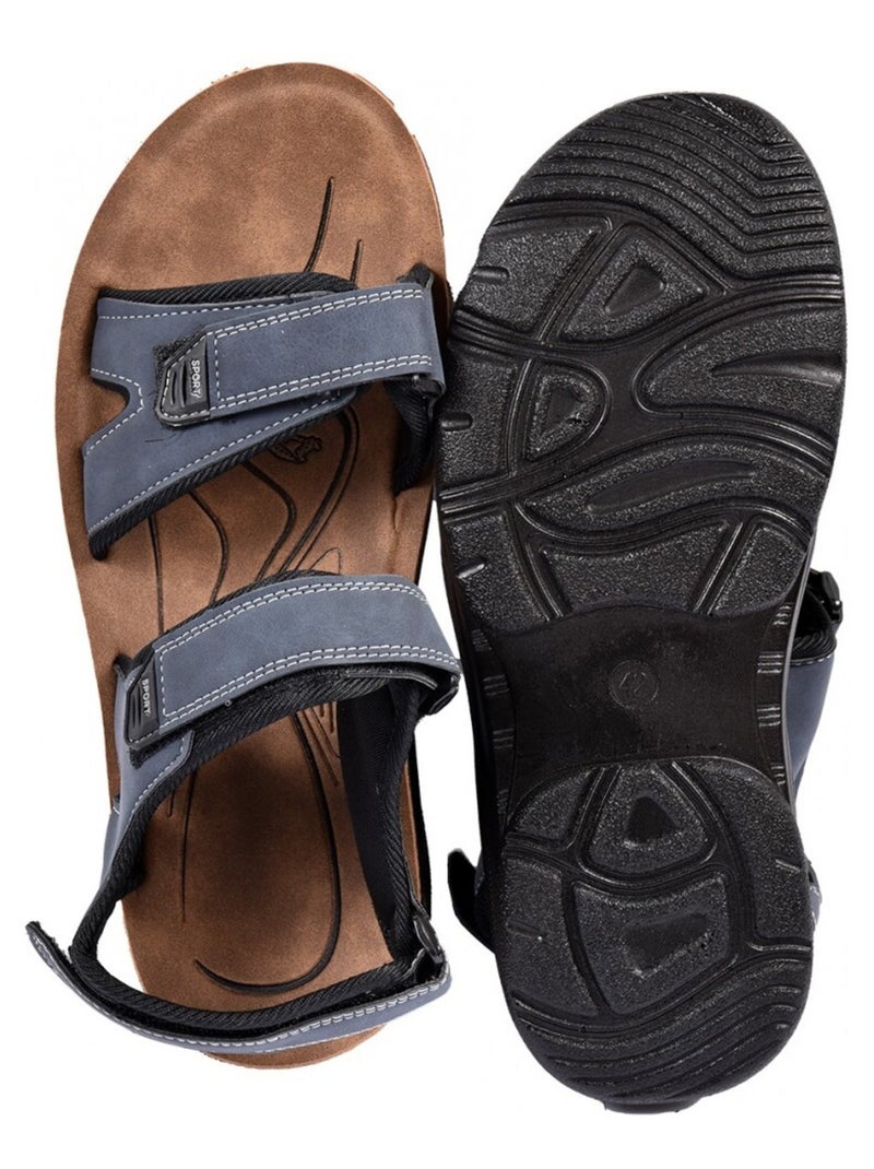Sandalias PREMIUM Scratch Azul - Kiabi