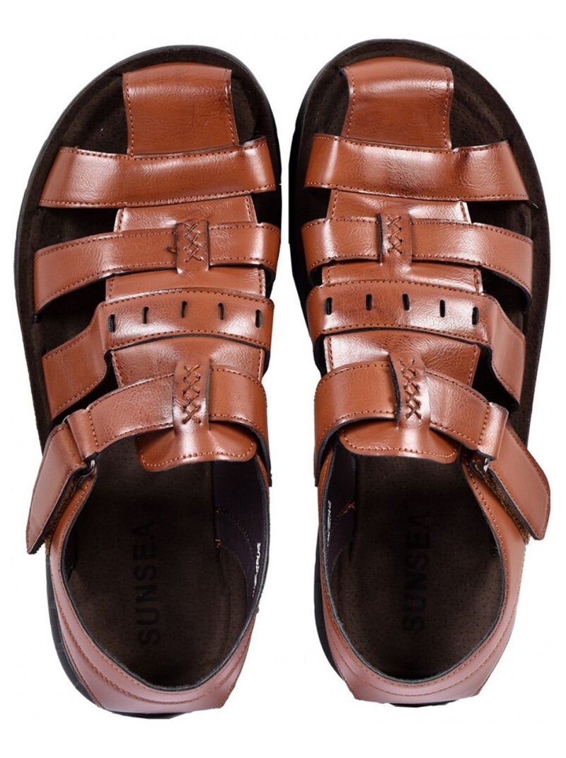 Sandálias premium scratch Camelo - Kiabi