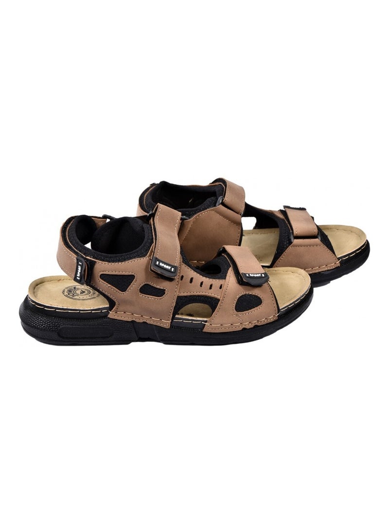 Sandalias PREMIUM Scratch Camelo - Kiabi
