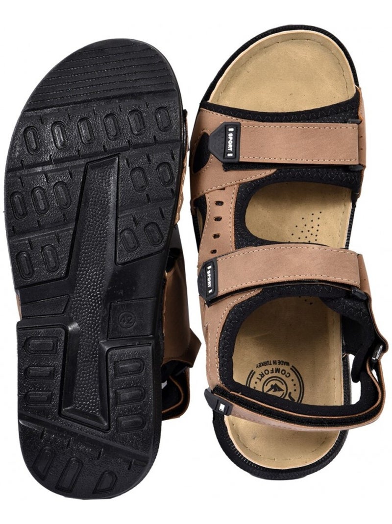 Sandalias PREMIUM Scratch Camelo - Kiabi