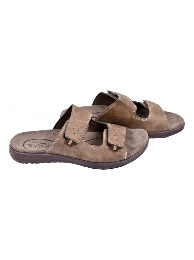 Sandalias PREMIUM Scratch Cáqui - Kiabi
