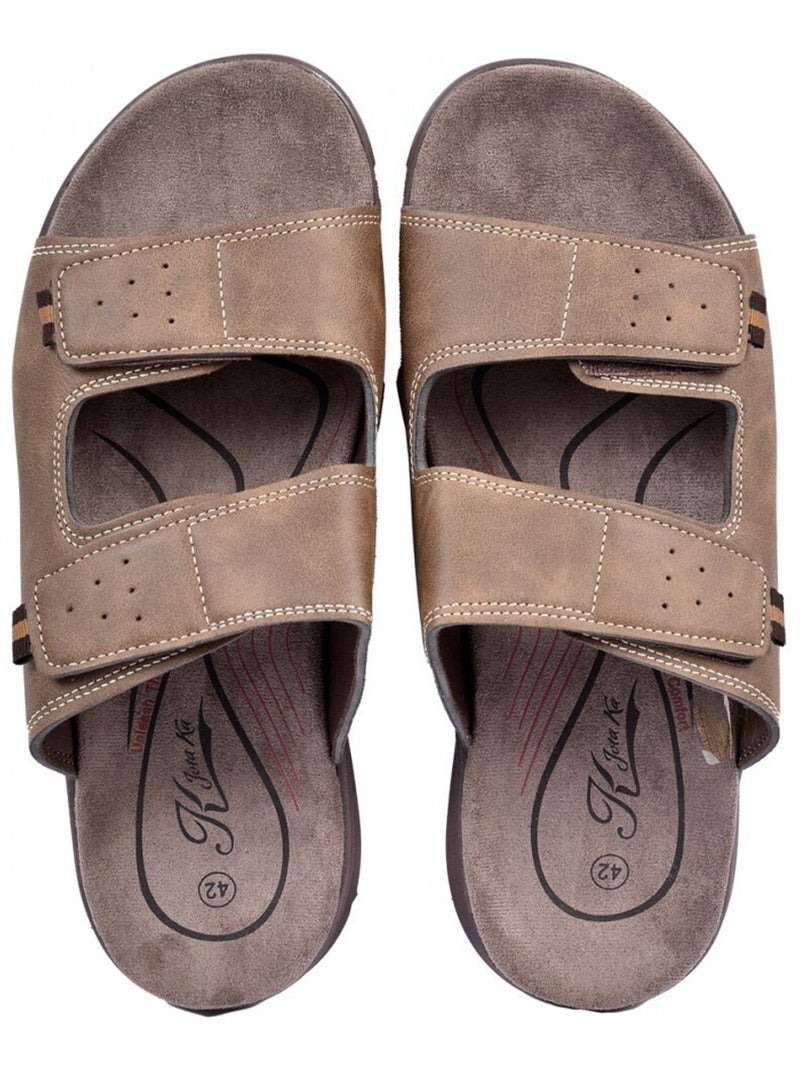 Sandalias PREMIUM Scratch Cáqui - Kiabi