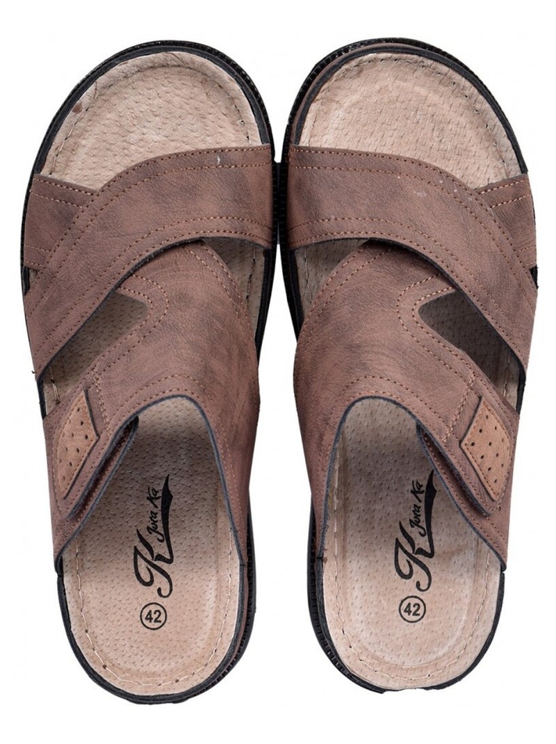 Sandalias PREMIUM Scratch Castanho - Kiabi