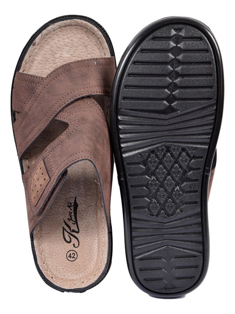 Sandalias PREMIUM Scratch Castanho - Kiabi