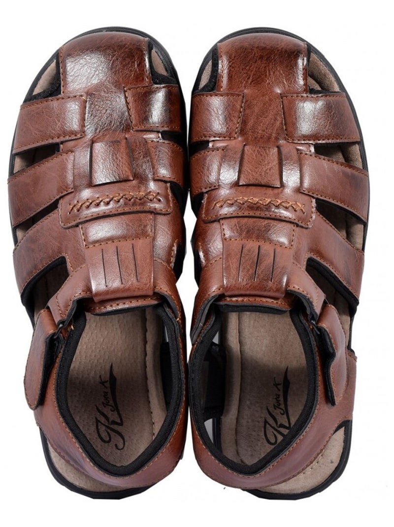 Sandalias PREMIUM Scratch Castanho - Kiabi