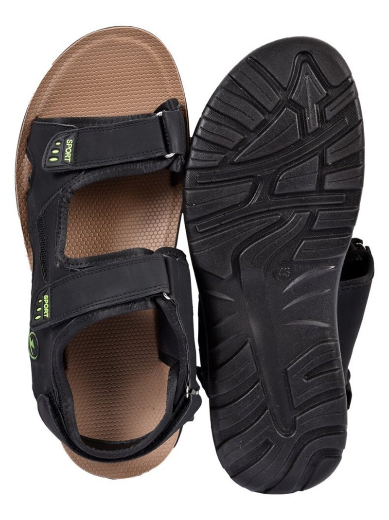 Sandalias PREMIUM Scratch Preto - Kiabi