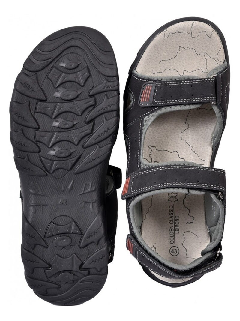 Sandalias PREMIUM Scratch Preto - Kiabi