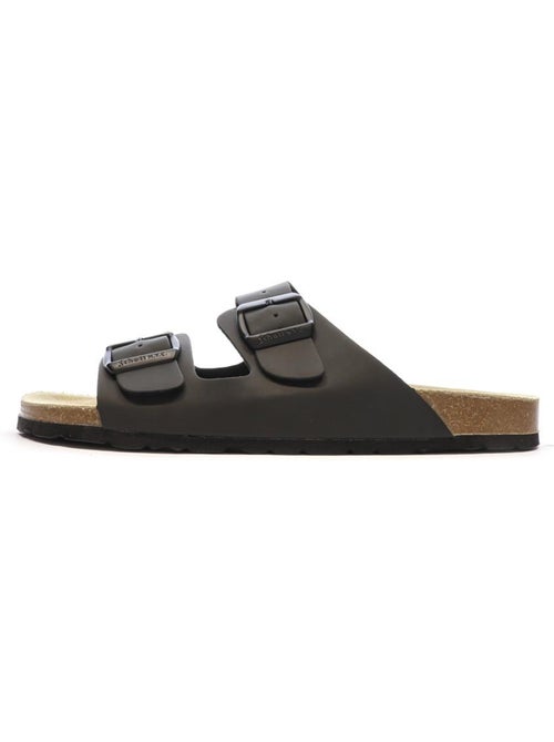 Sandálias pretas masculinas schott arthur - Kiabi