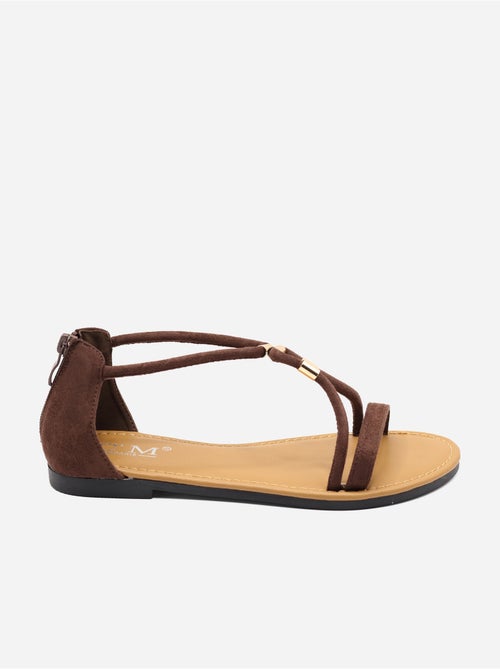 Sandálias rasas alça cruzada - Kiabi