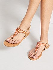 sandalias rasas de cerimonia