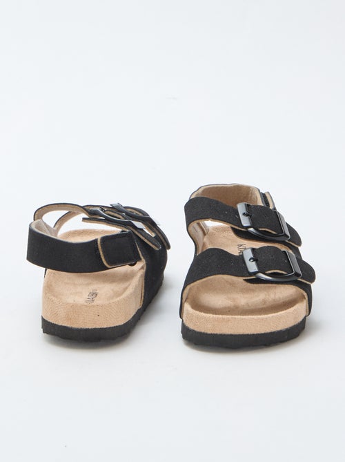 Sandálias rasas em camurça - Kiabi