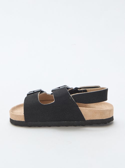 Sandálias rasas em camurça - Kiabi