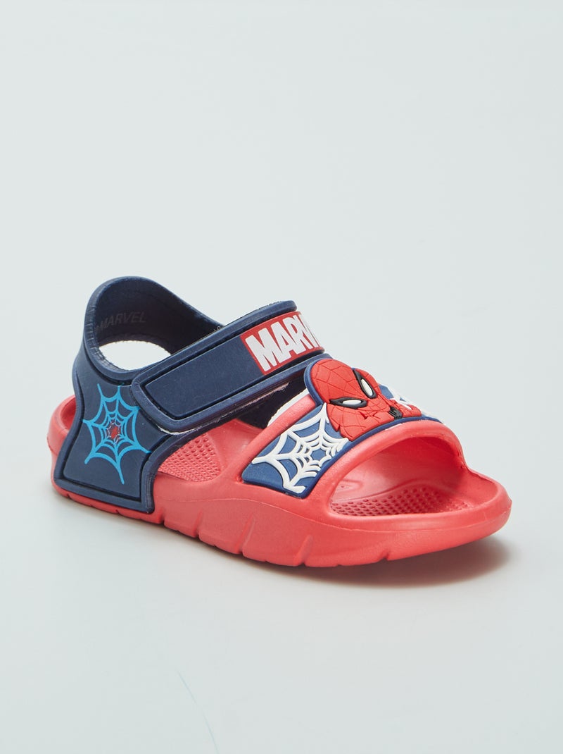 Sandálias rasas 'Homem-Aranha' VERMELHO - Kiabi