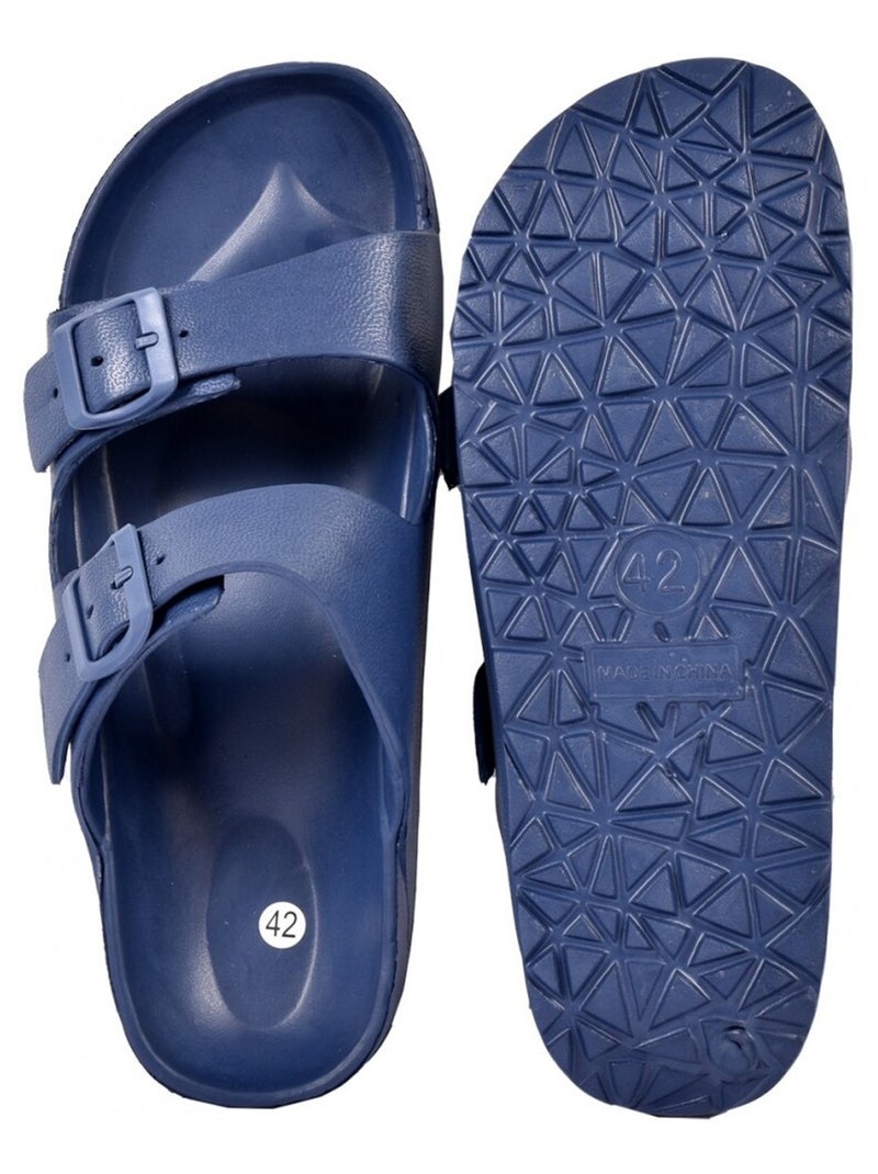 Sandalias Tamancos EVA Fivela Azul-marinho - Kiabi