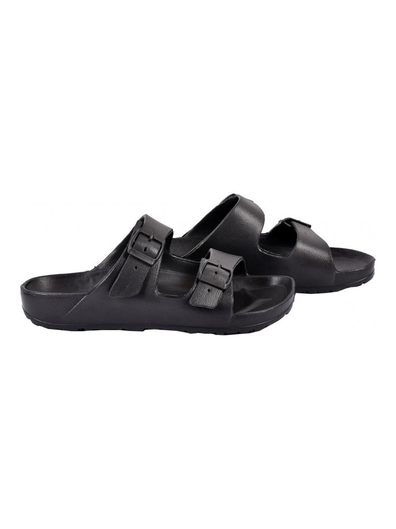 Sandalias Tamancos EVA Fivela Preto - Kiabi