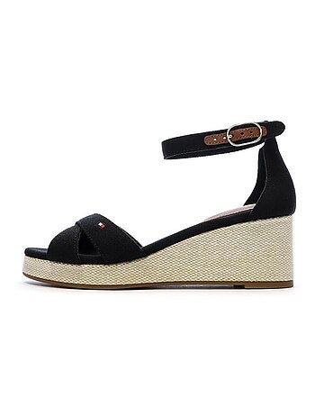 Sandálias Bege de Mulher Tommy Hilfiger Flag Criss-Cross