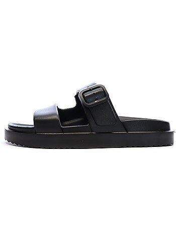 Sandálias tommy hilfiger light double pretas para mulher