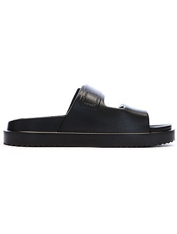 Sandálias tommy hilfiger light double pretas para mulher