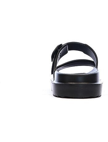 Sandálias tommy hilfiger light double pretas para mulher