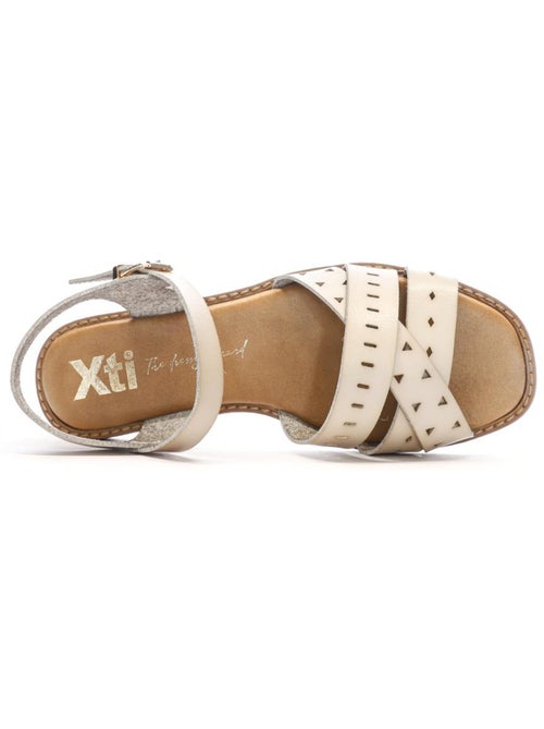 Sandálias Xti 143868 Brancas/Beige para Mulher - Kiabi
