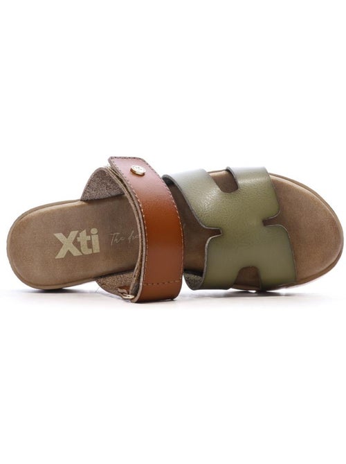 Sandálias Xti 144125 em Caqui e Castanho para Mulher - Kiabi Sandálias Xti 144125 em Caqui e Castanho para Mulher - Kiabi