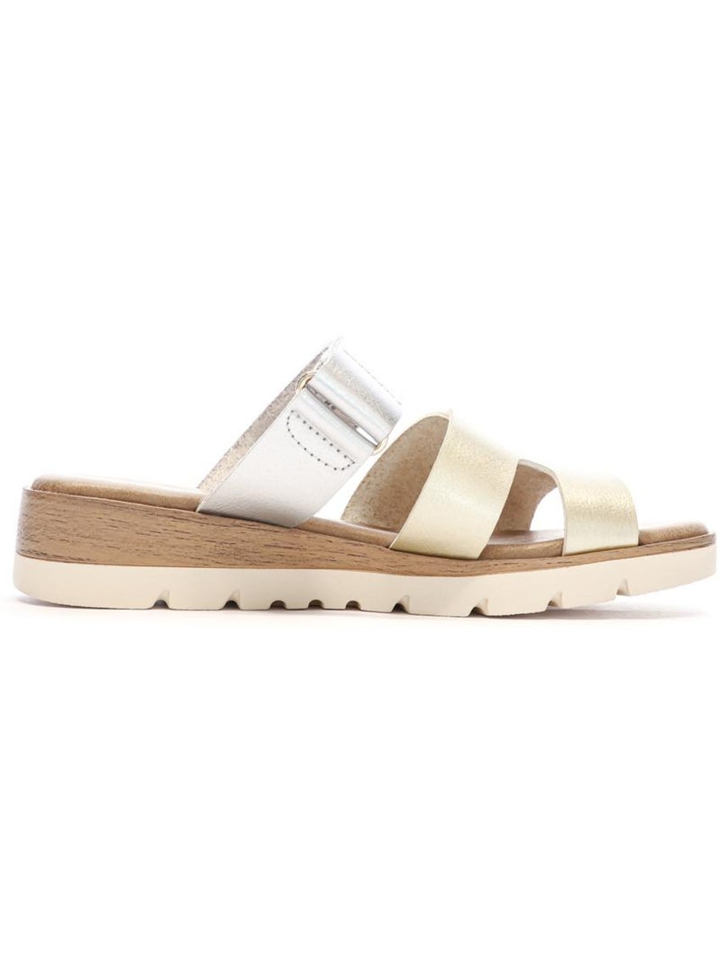 Sandálias Xti 144125 Prateadas e Douradas para Mulher Dourado/Ouro - Kiabi