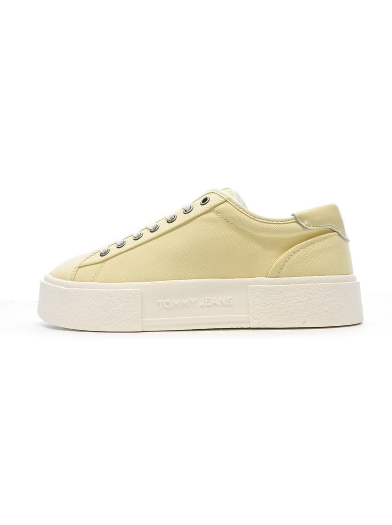 Sapatilhas Amarelas Tommy Hilfiger Foxing Flatform para Mulher Amarelo - Kiabi