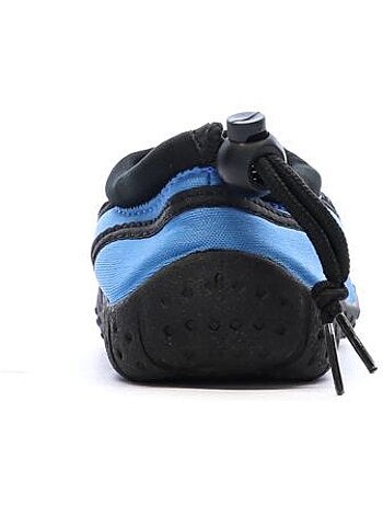 Sapatilhas aquáticas infantis cool shoe skin azul/preto