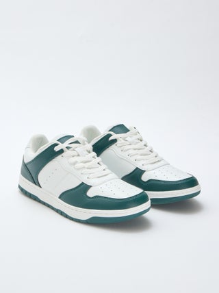 Sapatilhas baixas bicolores