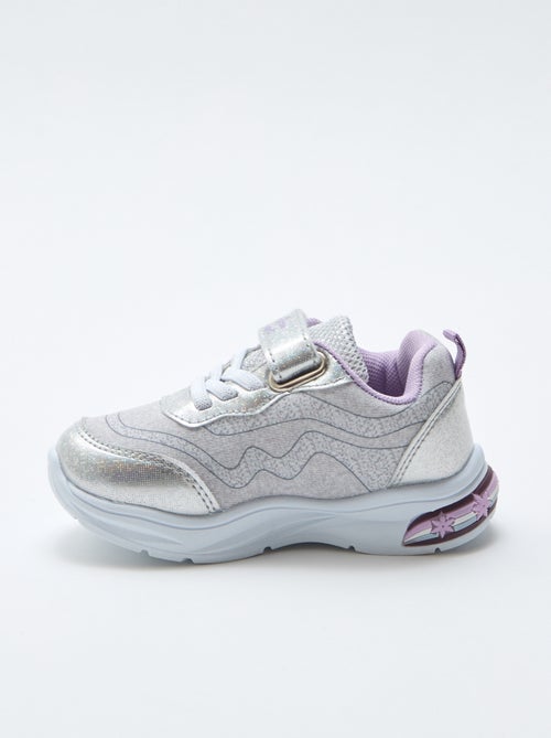 Sapatilhas baixas brilhantes 'Frozen' - Kiabi