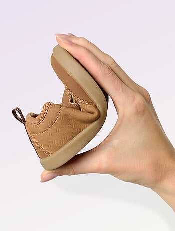 Kitchoun - Sapatilhas baixas com fecho de velcro - Barefoot