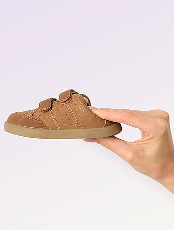 Kitchoun - Sapatilhas baixas com fecho de velcro - Barefoot