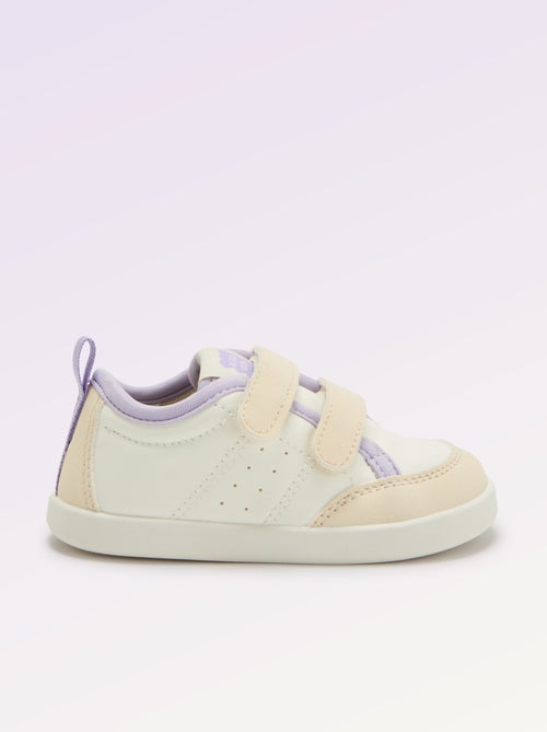 Sapatilhas baixas com fecho de velcro - Barefoot - Kiabi