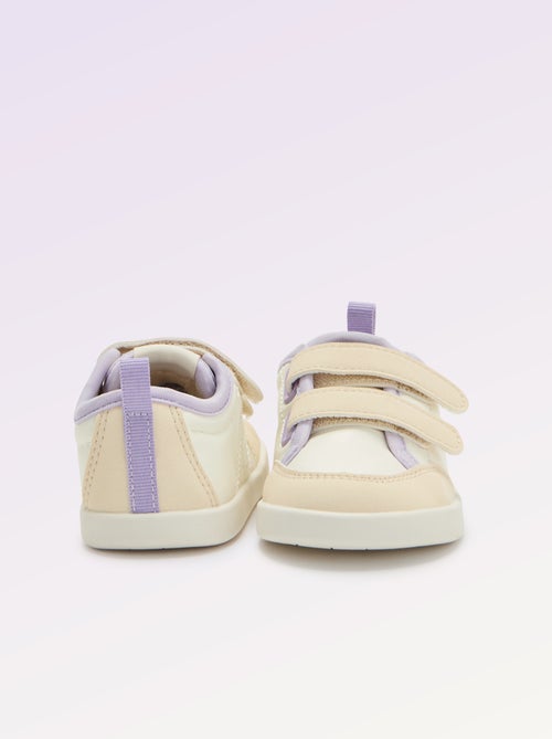 Sapatilhas baixas com fecho de velcro - Barefoot - Kiabi