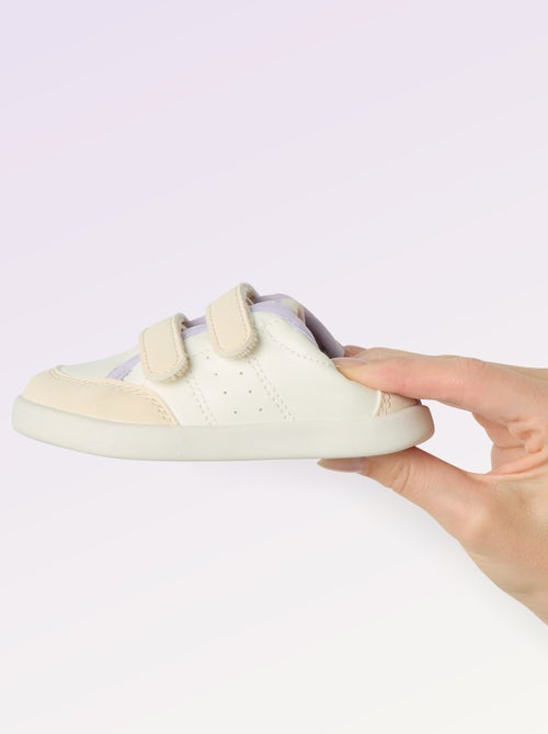 Sapatilhas baixas com fecho de velcro - Barefoot - Kiabi