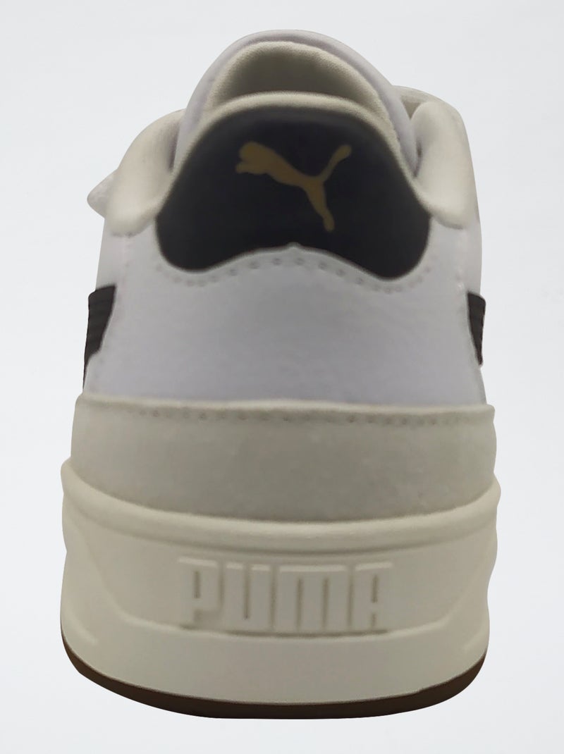Sapatilhas baixas com velcro Branco - Kiabi
