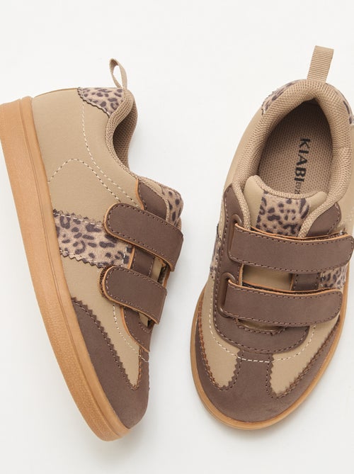 Sapatilhas baixas com velcro - Kiabi