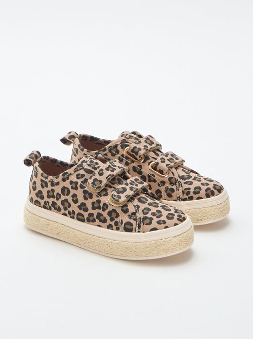 Sapatilhas baixas de lona com sola de corda - Kiabi