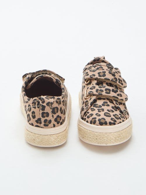 Sapatilhas baixas de lona com sola de corda - Kiabi