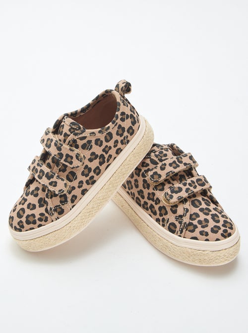 Sapatilhas baixas de lona com sola de corda - Kiabi