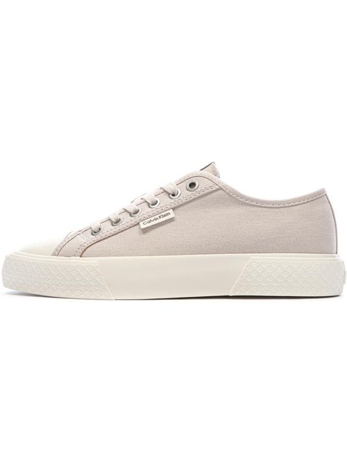 Sapatilhas Baixas de Renda Rosa para Mulher Calvin Klein Jeans - Kiabi