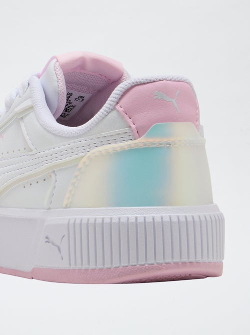 Sapatilhas baixas lisas em material sintético - Kiabi