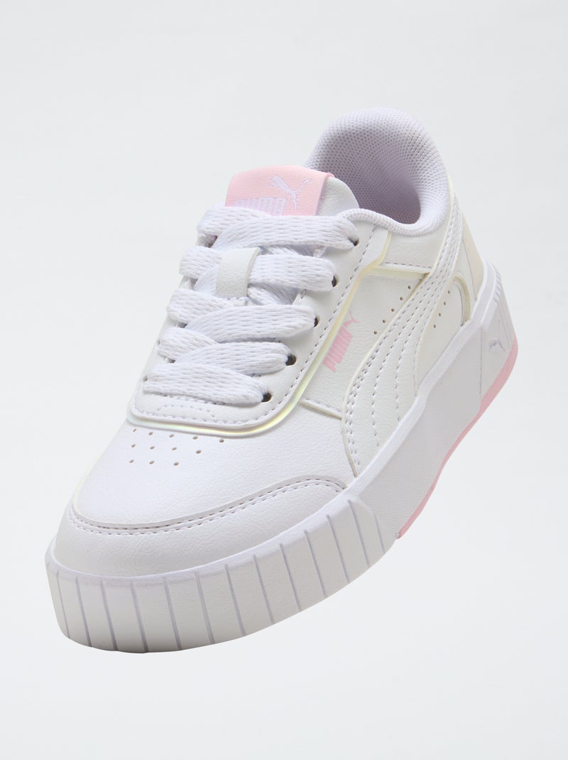 Sapatilhas baixas lisas em material sintético PUMA Branco - Kiabi