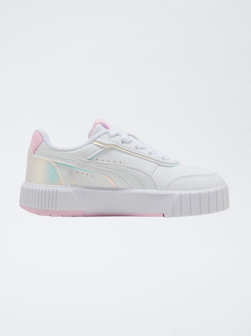 Sapatilhas baixas lisas em material sintético PUMA Branco - Kiabi