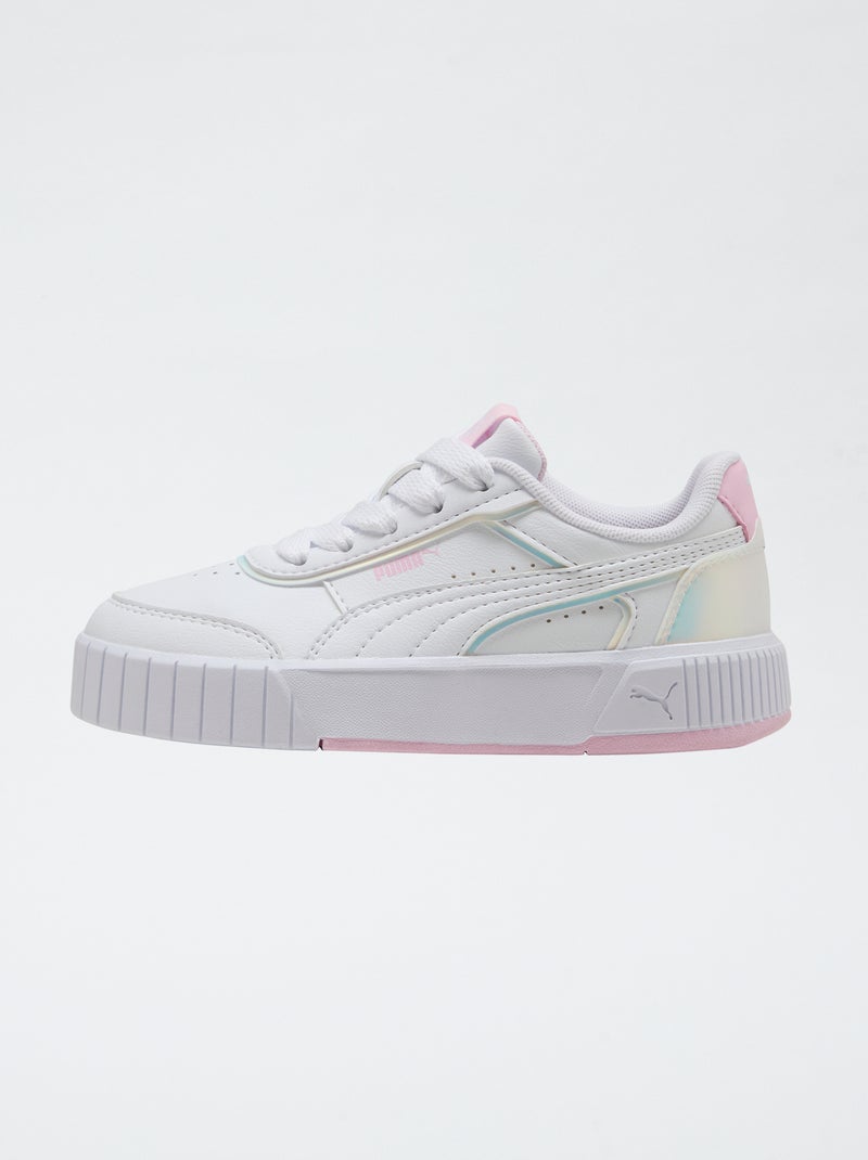 Sapatilhas baixas lisas em material sintético PUMA Branco - Kiabi