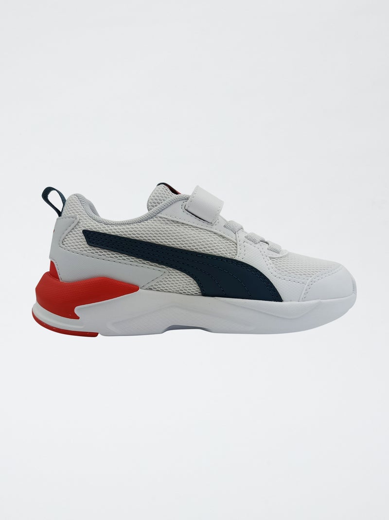 Sapatilhas baixas 'PUMA' com atacadores e fecho de velcro Azul - Kiabi