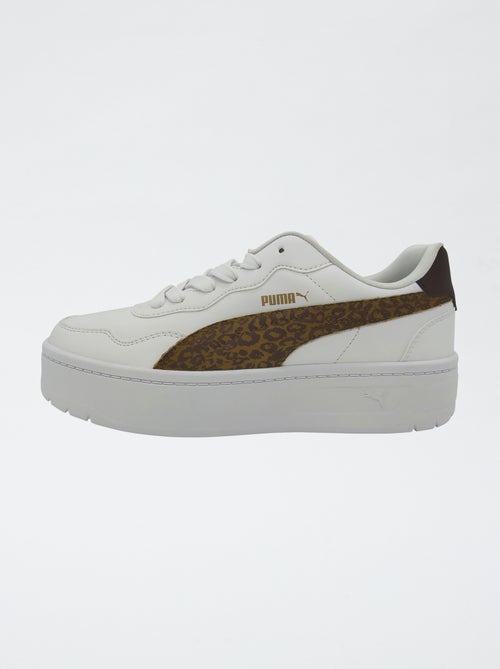 Sapatilhas baixas 'Puma' com estampado leopardo - Kiabi Sapatilhas baixas 'Puma' com estampado leopardo - Kiabi